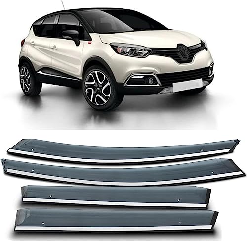 HMLTD 4 Stück Autofenster Windabweiser für Renault Captur 2015 2016 2017 2018, Regenabweiser Fenster visiere Lüftung sabweiser Anklebbare Deflektoren HMLTD 4 Stück Autofenster Windabweiser für Renault Captur 2015 2016 2017 2018, Regenabweiser Fenster visiere Lüftung sabweiser Anklebbare Deflektoren von HMLTD