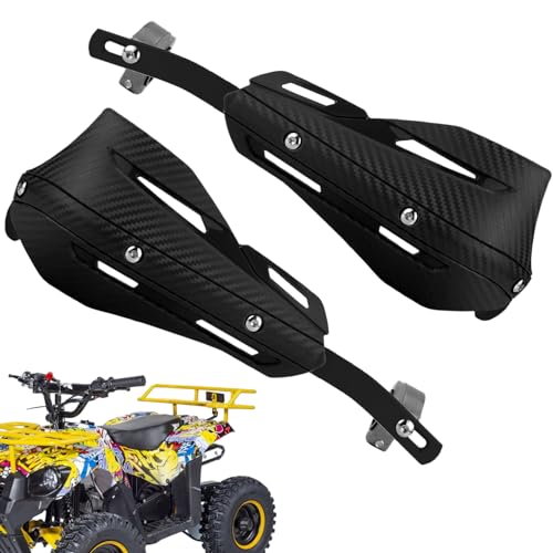 HMLTD Motorrad-Handprotektoren,Dirt ATV Grip Bar Handschützer - Anti-Fall-Aluminiumlegierung -Lenker-Handschützer für ATV-Crash-Lenker von HMLTD
