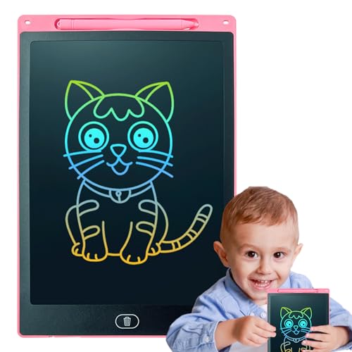 LCD Writing Tablet, LCD Drawing Tablet for Kids, Colorful Doodle Board Scribbler Drawing Pad Reusable Erasable EWriter Drawing Board, Learning Educational Toy Gift for 3+ Girls Boys von HMLTD