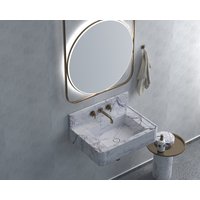 Handgefertigt Flieder Marmor Waschbecken Individuelles Waschbecken von HMMARBLE