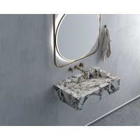 Rechteckiges Calacatta Viola Marmor Waschbecken, Badezimmer Naturstein Luxus Design von HMMARBLE