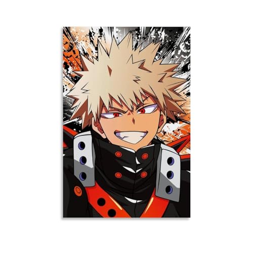 HMNANGDE My Hero Academia Poster Dekorative Malerei Leinwand Wandkunst Wohnzimmer Poster Schlafzimmer Malerei,Wandkunst Bilddruck Moderne Familienzimmer Dekor 12x18inch(30x45cm) von HMNANGDE