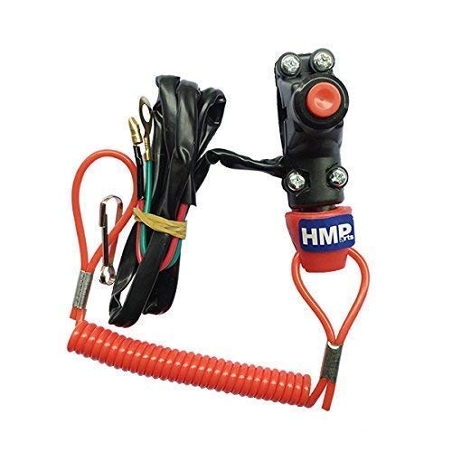 HMParts Pocket Bike Mini Moto Mini Cross Kill Switch Notschalter m. Reißleine von HMParts