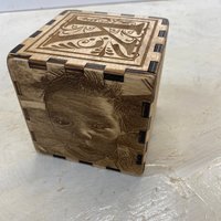 Personalisierte Taufe Oder Memory Block, 5 Seiten Lasergraviert von HMPrintDesignLLC