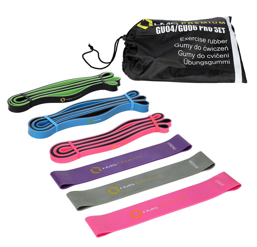 HMS Premium Trainingsbänder Kraftband Widerstandsbänder, Perfekt für Ganzkörpertraining, Leistungssteigerung, Aerobic geeignet HMS Premium Trainingsbänder Kraftband Widerstandsbänder, Perfekt für Ganzkörpertraining, Leistungssteigerung, Aerobic geeignet von HMS Premium