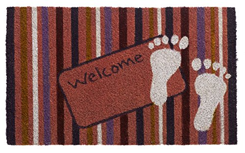 HMT 147606 Sommer Welcome Fußmatte Coco rosa 45 x 75 cm von TMH