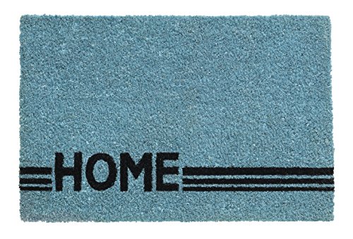 HMT 147709 Fußmatte Home, Kokosfaser, 40 x 60 cm, Blau von HMT