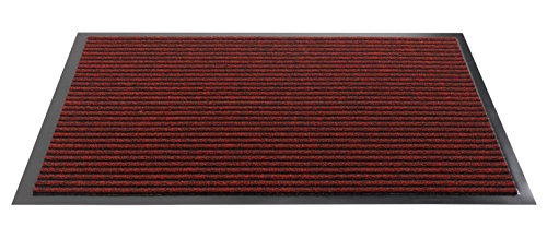 HMT 53300180120 Fußmatte, Polypropylen, Rot, 120 x 80 x 8 cm von HMT