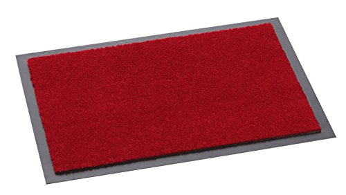 HMT 5540124060 Fußmatte aus Polypropylen, Rot, 60 x 40 x 0,5 cm von TMH