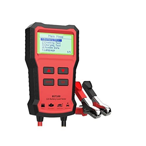 HMULTI BST100. Auto-Batterie-Tester 12V 220Ah 200 0cca. Mehrsprachiges Batterieprüfgerät for den Kfz-Aufladestest Machen Sie den Batterietest einfacher von HMULTI