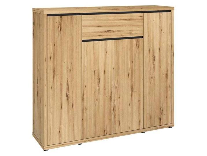HMW Collection Flap Schuhschrank 133,4x34x120cm Natur von HMW