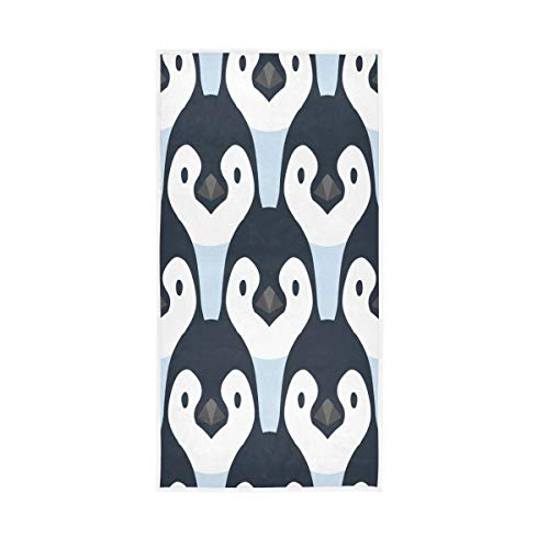 HMZXZ RXYY Handtücher, Baumwolle, süßes Pinguin, Babys, weiches Handtuch, Mehrzweck-Badetuch für Zuhause, Küche, Schwimmen, Spa, Fitnessstudio, 76,2 x 38,1 cm von HMZXZ