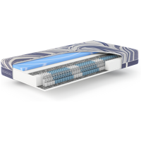 7-Zonen Taschenfederkernmatratze mit int. Gelschaum-Topper Ocean Clean TFK / 140x200/ H2 von HN8