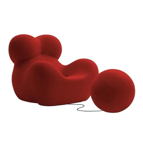 Sitzsack Stuhl Boden faul Sofa Freizeit Wohnzimmer Couch Blase Balkon Kreative Einzel Armlehne Couch Lounge Sessel Memory Foam Stuhl Kompression Knochenloses Sofa(Size:Small 100 x 88 x 88cm,Color:C) von HNBCYRND