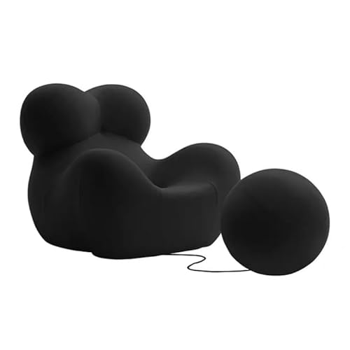 Sitzsack-Stuhl Designer-Sofa Boden Freizeit Wohnzimmer Balkon kreativ Einzelarmlehne Couch Lounge-Sessel Zimmer Erwachsenenstuhl Memory-Schaum-Sessel Schlafzimmer knochenloses Sofa(Size:Medium 120 x von HNBCYRND