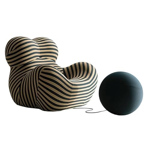 Sitzsack-Stuhl Designer-Sofa Boden Freizeit Wohnzimmer Balkon kreativ Einzelarmlehne Couch Lounge-Sessel Zimmer Erwachsenenstuhl Memory-Schaum-Sessel Schlafzimmer knochenloses Sofa(Size:Small 100 x 88 von HNBCYRND