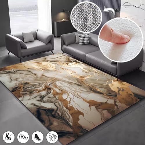 HNBFKD Nordischer Teppich Wohnzimmer Haushalt Große Bodenmatte Schlafzimmer Dekor Bereich Teppich Waschbar Zimmer Dekor Sofa Couchtische Matten 180x290cm von HNBFKD