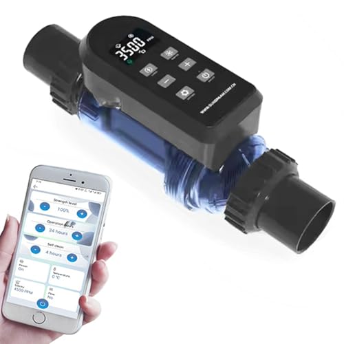 HNBYLMM Saltwater Pool Chlorinator System, Salt Chlorine Generator with Titanium Cell, Self-Cleaning & APP Control, for Pools up to 6,0000 Gallons, IPX5, for Above Ground Pool,30g/h HNBYLMM Saltwater Pool Chlorinator System, Salt Chlorine Generator with Titanium Cell, Self-Cleaning & APP Control, for Pools up to 6,0000 Gallons, IPX5, for Above Ground Pool,30g/h von HNBYLMM