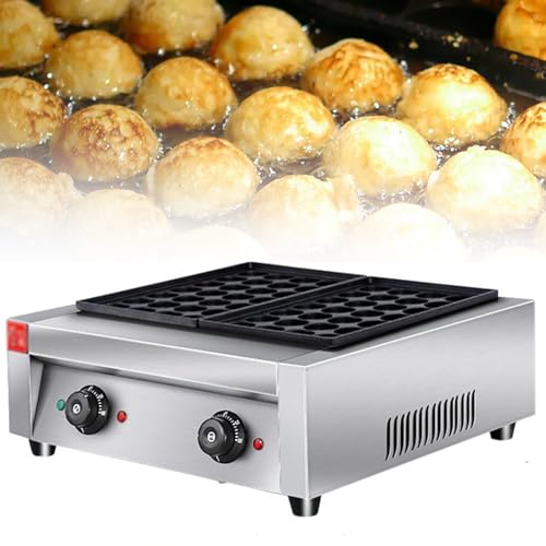 HNBYLMM Takoyaki Maker, 56 Holes Commercial Octopus Ball Maker with Non Stick Pan, Temperature Range 32-572℉, Japanese Takoyaki Machine Fish Ball Maker Machine for Fried Eggs, Takoyaki von HNBYLMM