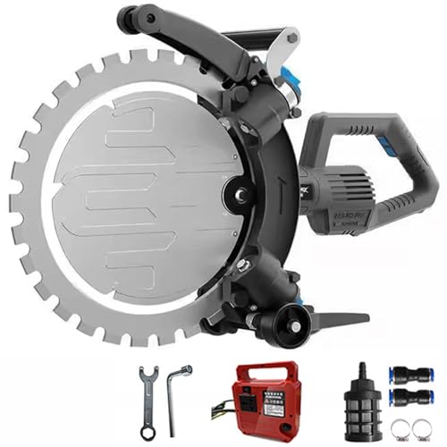 Professional Concrete Ring Saw, 3000 RPM Handheld Wall Chaser Cutter with Dust Suppression | 31cm Cutting Depth | 16.1" Diamond Blade for Building Sites & Renovation Projects Professional Concrete Ring Saw, 3000 RPM Handheld Wall Chaser Cutter with Dust Suppression | 31cm Cutting Depth | 16.1" Diamond Blade for Building Sites & Renovation Projects von HNBYLMM