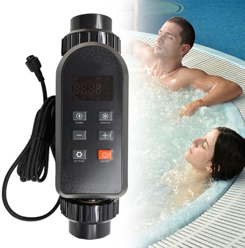Schwimmbad Chlorinator, Salzwasser-Pool-Chlorinator-System, 15/20/25/30/50g/h Salzchlor Generator, mit Selbstreinigung und App-Steuerung, für Pools bis zu 60.000 Gallons, IPX5 Wasserdicht,30g/h Schwimmbad Chlorinator, Salzwasser-Pool-Chlorinator-System, 15/20/25/30/50g/h Salzchlor Generator, mit Selbstreinigung und App-Steuerung, für Pools bis zu 60.000 Gallons, IPX5 Wasserdicht,30g/h von HNBYLMM