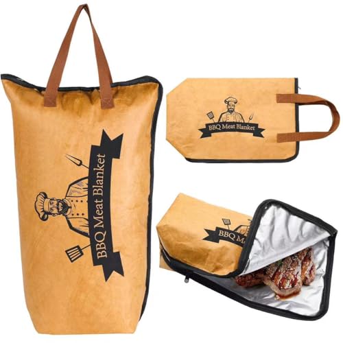 HNCOWPTU Grilldecke zum Ruhenlassen von Fleisch Wiederverwendbare Isolierte Ruhetasche Groß Extra Dicke Isolierung für Rinderbrust Schweineschulter Truthahn Grillzubehör Fleischrestbeute HNCOWPTU Grilldecke zum Ruhenlassen von Fleisch Wiederverwendbare Isolierte Ruhetasche Groß Extra Dicke Isolierung für Rinderbrust Schweineschulter Truthahn Grillzubehör Fleischrestbeute von HNCOWPTU