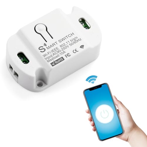 HNCY WLAN Schalter Smart Life, WLAN Lichtschalter Smart Home, Smart Lichtschalter Alexa Schalter, Alexa Lichtschalter Sprachsteuerung/Timer, Smart Life/Tuya App Steuerung, Kompatibel Alexa/Google Home HNCY WLAN Schalter Smart Life, WLAN Lichtschalter Smart Home, Smart Lichtschalter Alexa Schalter, Alexa Lichtschalter Sprachsteuerung/Timer, Smart Life/Tuya App Steuerung, Kompatibel Alexa/Google Home von HNCY