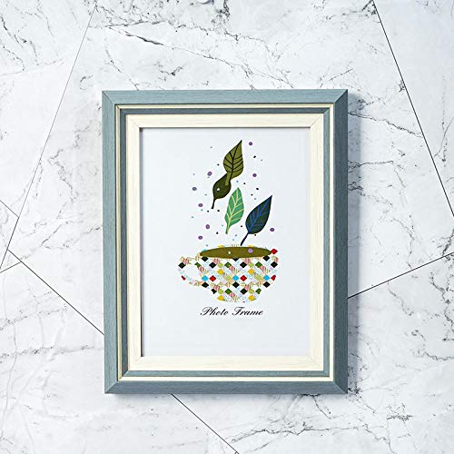 HNDXLHH Bilderrahmen Grau Blau Fotorahmen Klassisches Design Bilderrahmen Holz Bilderrahmen 13x18 Rahmen mit Plexiglas Objektrahmen für Tisch- und Wandmontage, Heimdekoration HNDXLHH Bilderrahmen Grau Blau Fotorahmen Klassisches Design Bilderrahmen Holz Bilderrahmen 13x18 Rahmen mit Plexiglas Objektrahmen für Tisch- und Wandmontage, Heimdekoration von HNDXLHH