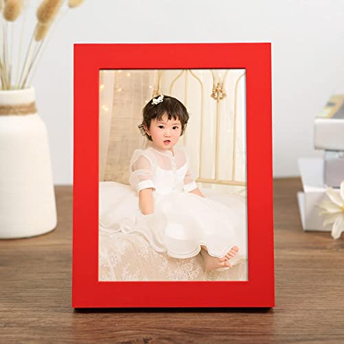 HNDXLHH Bilderrahmen Klassisches Rot Fotorahmen Klassisches Design Bilderrahmen Holz Bilderrahmen 10x15 Rahmen mit Plexiglas Objektrahmen für Tisch- und Wandmontage, Heimdekoration HNDXLHH Bilderrahmen Klassisches Rot Fotorahmen Klassisches Design Bilderrahmen Holz Bilderrahmen 10x15 Rahmen mit Plexiglas Objektrahmen für Tisch- und Wandmontage, Heimdekoration von HNDXLHH