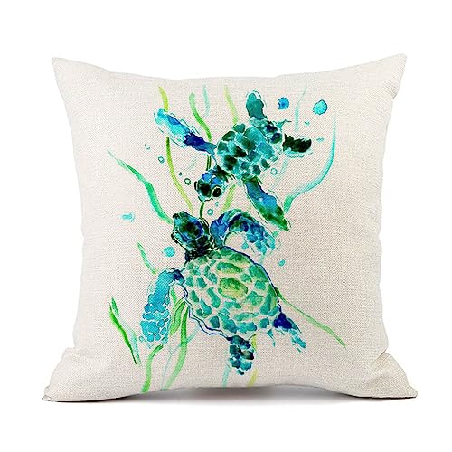 Kissenbezug 40x40 Süße Schildkröte Sofakissen Baumwoll und Leinen Dekokissen Quadrat Kissenbezüge mit Reißverschluss Outdoor Kissen- für Wohnzimmer Auto Schlafzimmer 1 Stück Kissenbezug 40x40 Süße Schildkröte Sofakissen Baumwoll und Leinen Dekokissen Quadrat Kissenbezüge mit Reißverschluss Outdoor Kissen- für Wohnzimmer Auto Schlafzimmer 1 Stück von HNDXLHH