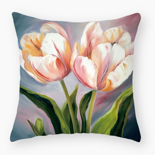 Kissenbezug 40x40 Tulpe Sofakissen Baumwoll und Leinen Dekokissen Quadrat Kissenbezüge mit Reißverschluss Outdoor Kissen- für Wohnzimmer Auto Schlafzimmer 1 Stück Kissenbezug 40x40 Tulpe Sofakissen Baumwoll und Leinen Dekokissen Quadrat Kissenbezüge mit Reißverschluss Outdoor Kissen- für Wohnzimmer Auto Schlafzimmer 1 Stück von HNDXLHH