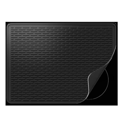 Silikon Induktionsschutzmatte 70x50cm, Rutschfeste, wasserdichte Herdabdeckung für Ceranfeld & Glaskeramikkochfeld Induktionsfeld, Induktionskochfeld Schutzmatte für Glaskeramik Kochfeld von HNHNYXC