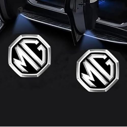 HNJDM 2 Stück Auto Innenbeleuchtung für MG Maestro Marvel R Metro MG3 MG4 MG5, Projektor Lichter Willkommen Lichter Türlampe Projektionslampe Tür Licht von HNJDM