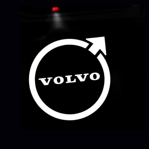HNJDM 2 Stück Auto Innenbeleuchtung für Volvo C30 C40 C70 S40 S60 S90 S80 S80L V40 V90, Projektor Lichter Willkommen Lichter Türlampe Projektionslampe Tür Licht von HNJDM