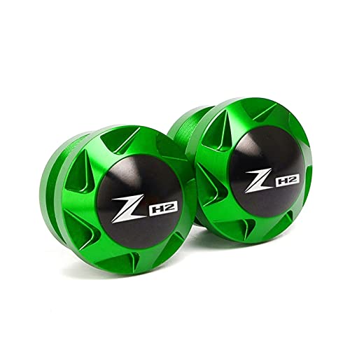 HNJZZZK Für ZH2 2019-2021 M8 Swingarm Spool Slider Standschrauben Motorradzubehör Schwinge Ständer Schraube (Farbe : Green) von HNJZZSK