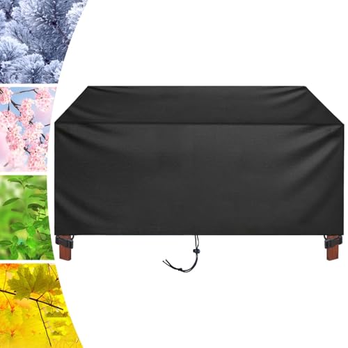 Abdeckplane UV Beständig Wasserdicht Abdeckung für Gartenmöbel, 245x65x110cm/LxWxH 420D Oxford-Material Regenschutz und Staubfest Winddicht Schutzhülle Abdeckplane Gartentisch Abdeckplane UV Beständig Wasserdicht Abdeckung für Gartenmöbel, 245x65x110cm/LxWxH 420D Oxford-Material Regenschutz und Staubfest Winddicht Schutzhülle Abdeckplane Gartentisch von HNKDKJ