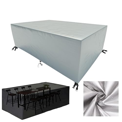 Abdeckung Gartenmöbel Winterfest 290x85cm Multi Größe Abdeckung für Gartenmöbel 420D Oxford Abdeckung Gartentisch Wasserdichtes Schutzhülle für Rechteck Gartenmöbel Gartentisch-290x85x75cm/LxWxH Abdeckung Gartenmöbel Winterfest 290x85cm Multi Größe Abdeckung für Gartenmöbel 420D Oxford Abdeckung Gartentisch Wasserdichtes Schutzhülle für Rechteck Gartenmöbel Gartentisch-290x85x75cm/LxWxH von HNKDKJ
