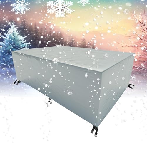 HNKDKJ Gartenmöbel Abdeckung Gartentisch Abdeckung 120x45cm Wasserdicht Schutzhülle für Loungemöbel Abdeckung für Gartenmöbel Winddicht Rattan Balkonmöbel Abdeckhauben & Hüllen-120x45x45cm/LxWxH von HNKDKJ