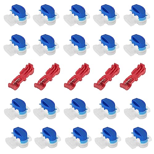 Kabelverbinder für Mähroboter,20Stk Rasenroboter Kabelverbinder+5Stk Anschlussklemmen Wasserdicht Kabelklemmen Anschlussklemmen Kabel Verbinder für Rasenroboter Garten Outdoor Kabelverbinder für Mähroboter,20Stk Rasenroboter Kabelverbinder+5Stk Anschlussklemmen Wasserdicht Kabelklemmen Anschlussklemmen Kabel Verbinder für Rasenroboter Garten Outdoor von HNLMZ