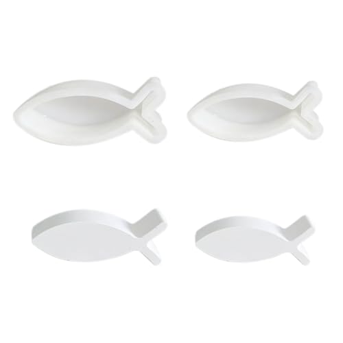 Silikonform Fischform,2 Stück Fischform Gipsform zum Gießen,DIY Geprägte Fischform Gipsform zum Gießformen für Herstellung von handwerklichen Dekorationen verwendet Silikonform Fischform,2 Stück Fischform Gipsform zum Gießen,DIY Geprägte Fischform Gipsform zum Gießformen für Herstellung von handwerklichen Dekorationen verwendet von HNLMZ