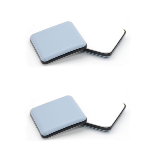 HNR 20 Stück Möbelgleiter, 20mm PTFE Teflon Selbstklebende Möbelgleiter aus, Selbstklebende Gleitpads für Teppichböden und Hartböden (Quadrat) von HNR