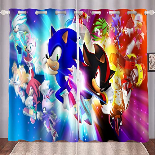 HNSRYLQX Anime Curtains (3,100 x 140 cm(2X50X140cm)) von HNSRYLQX