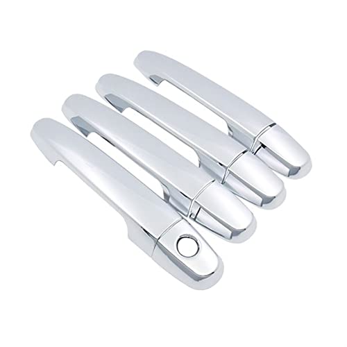 Außen Türgriff Schutz Aufkleber Auto-Außentürgriff-Abdeckung Chrom Für Toyota Für Hilux 2005 2006 2007 2008 2009 2010 2011 2012 2013 2014 AußenTürgriff Abdeckung (Color : 1 Keyhole 4 Door) von HNTFSM