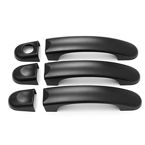 Außen Türgriff Schutz Aufkleber Für VW Für T5 Transporter 2003-2015 Für T6 2015-up Für Caddy Auto Externe Türgriffabdeckung Trim AußenTürgriff Abdeckung (Color : 6pcs Matte Black) von HNTFSM