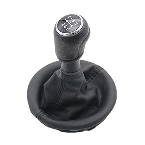 Schaltknauf Für VW Für Transporter Für Multivan Für Caravelle T5 2003-2009 6 Gang Auto Schaltknauf Mit Lederstiefel Automatik Schalthebel von HNTFSM