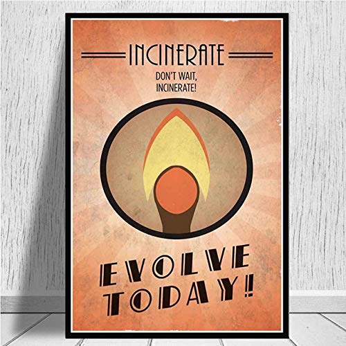 Bioshock Rapture Video Game Retro-Kind-Geschenk-Kunst-Plakat Malerei Wandbild Home Decor Poster und Drucke (Color : 0010, Size (Inch) : 50x70 CM Unframed) von HNTHBZ