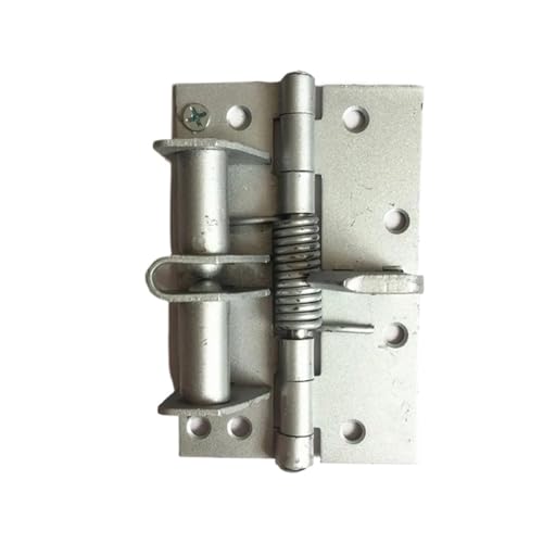 Federscharnier 90-Grad-Türschließer, versteckter Türschließer, 90-Grad-Positionierung, sanfter Schließer, Federscharnierstopper for Fliegengittertür, Schrankmöbel-Hardware(Silver) von HNULGVI