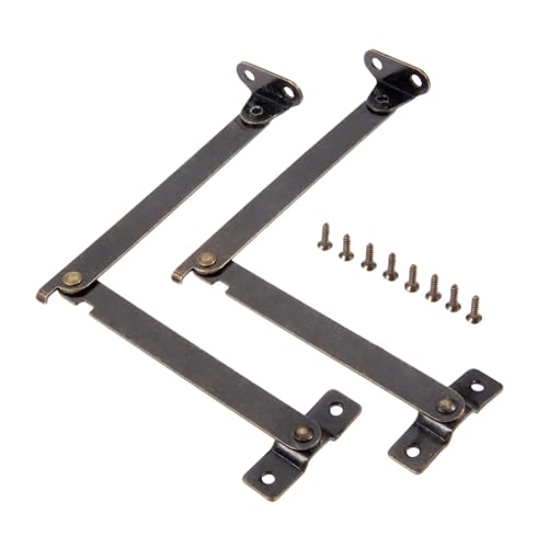 FlüGel Fensterhalterung Deckelstützscharniere bleiben 108 * 11 mm Dekorscharnier Box Möbelbeschläge von HNULGVI