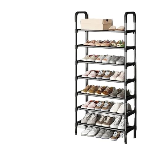 HNULGVI Schuhablage Mehrschichtiges Schuhregal, Multifunktions-Haushalts-Staubschutzboxen, platzsparende und einfache Schuhregale, Schuhschränke(7 Layers) von HNULGVI
