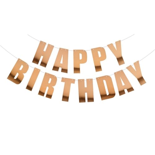 Happy Birthday Girlande Bunte Happy Birthday Party Dekor Girlanden Foto Requisiten Zubehör(G) von HNULGVI